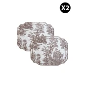 Aberto Design Set podmetača za ručavanje BST066, 2 komada, Braon