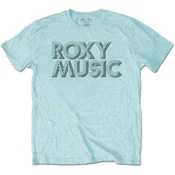 Roxy Music Disco Logo Sky Blue M Majica