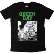 Green Day Majica Riot Trio Unisex Black L