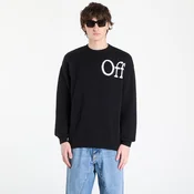 Pulover Off-White Cot Ow Shared Logo Knit Crew Black S