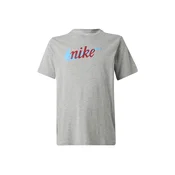 Nike Sportswear Majica svetlo modra / pegasto siva / bordo