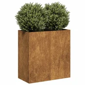 Sadilica boja hrde 80x40x80 cm od pohabanog celika