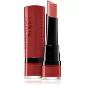 BOURJOIS Paris Rouge Velvet The Lipstick šminka z mat učinkom 2,4 g odtenek 12 Brunette