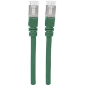Intellinet Intellinet 740593 RJ45 omrežni kabel\, Patch kabel CAT 6a S/FTP 0.25 m zelena zaščita iz folije\, pletena zaščita\, zaščiten\, brez halogena 1 kos, (20417701)