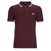 Fred Perry Polo majice kratkih rukava TWIN TIPPED FRED PERRY SHIRT Bordo