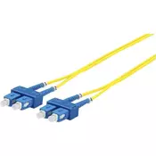MicroConnect Patch Kabel - SC/UPC-SC/UPC 15m OS2 Optični, Rumen