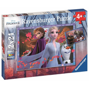 Ravensburger Puzzle 050109 Disney Ledeno kraljevstvo 2, 2x24 komada
