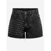 Black womens denim shorts ONLY Manja - Women