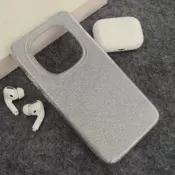 Maska Crystal Dust za Xiaomi Redmi Note 15 5G srebrna