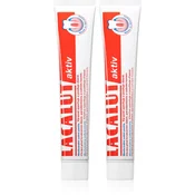 Lacalut Aktiv zobna pasta proti paradontozi 2x75 ml