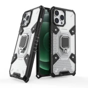MG Capsule Ring plastika ovitek za iPhone 13, prozoren
