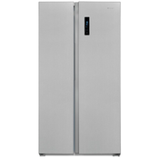 Exquisit SBS560-050D inoxlook ameriški hladilnik, No Frost