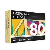 Papir barvni a4 fabriano colore pastelne barve 80gr FABRIANO - RUMENA