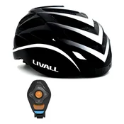 Livall BH62 crno bela zaštitna kaciga