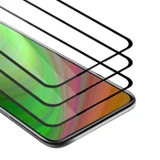 Cadorabo CADORABO Honor 30 - Zaščitna folija v transparentno s čarno - 3-pack Kaljeno steklo za zaščito zaslona s trdoto 9H in 3D dotikom, (20553241)