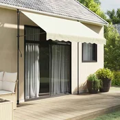 Tenda na uvlacenje krem 300 x 150 cm od tkanine i celika