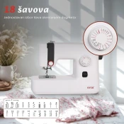 Ryer Šivaca mašina, 18 šavova, LED osvetljenje, 62W, Bela