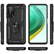 Overboard Oklepni ovitek za Xiaomi Mi 10T/Mi 10T Pro, Nox Case Ring, črn