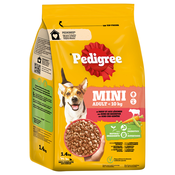 Pedigree Mini Adult <10 kg s govedinom i povrćem - 1,4 kg