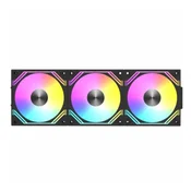 Raidmax Kuler NV-MD120FBP3, 120mm, RGB, Crni