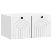TV ormar za zid Zidne Bijela visokog sjaja 59,5 x 41 x 30 cm