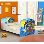 Dječji krevet ACMA s motivom 180x80 cm 21-pirates