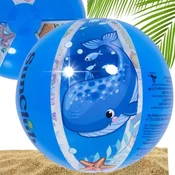 shumee Napihljiva žoga za na plažo velika pisana ZA vodo ZA bazen, plaže, potapljaška 40CM