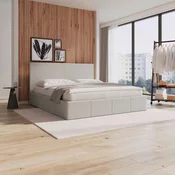 Bessagi Home Oblazinjena Postelja Yara, 180x200, Svetlo Siva