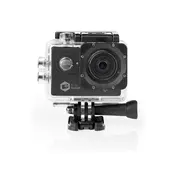 Nedis ACAM61BK - Športna kamera z vodoodpornim ohišjem 4K Ultra HD/WiFi/2 FTF 16MP