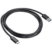 Akyga Akyga USB kabel USB-A vtič\, USB-C vtič 1.8 m črna AK-USB-29, (20578053)