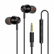 Mcdodo žične slušalke v ušesih mcdodo hp-3500 (črne)