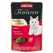 Animonda Vom Feinsten Adult 18x85 g - Govedina & puranji file
