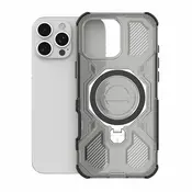 Hibridni ovitek Carbon Shield Pro za Xiaomi Redmi Note 15 Pro Plus/Poco M8 Pro - smoke black