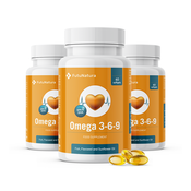 3x Omega 3 6 9, skupaj 180 mehkih kapsul
