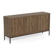 Omarica Norsica 1051 (Temen hrast) Temen hrast, Črna, 80x158x40cm, MDF plošča, Iverna plošča