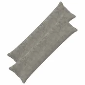 vidaXL Prevleka za blazino 2 kos HOUTEN Svetlo siva 40 x 145 cm