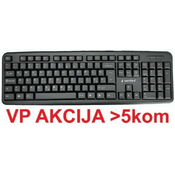 GEMBIRD KB-U-103-YU ** Standardna tastatura SRB (YU) layout black USB (446)