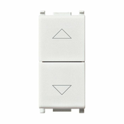 2-GUMBNO 2-P 10AX PREKLOPNO STIKALO BELO VI14060