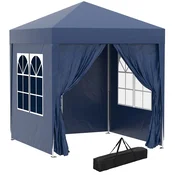 Homestar Zložljiv paviljon Gazebo 2x2x24 m modre barve