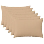 vidaXL Prevleka za blazino 6 kos HEERLEN Krem 30 x 50 cm Blago