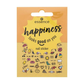 Essence Nail Stickers Happiness Looks Good On You Set nalepke za nohte 57 kos za ženske