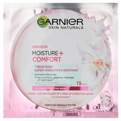 Garnier Skin Naturals Tissue Masks Moisture + Comfort Maska za lice u maramici za super hidrataciju i umirivanje kože