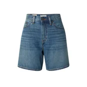 LEVIS  Hlače High-Rise Baggy Shorts moder denim