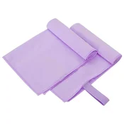 Vidaxl Športne brisače 2 szt. Vijolična 50 x 30 cm