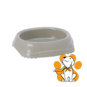 Moderna Smarty Bowl X-Small Warm Gray 210ml, Posuda Za Pse i Macke, Siva