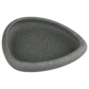 FIVE DRŽAC SAPUNA STONE, 2,5C13C10,5 CM, POLYRESINE, TAMNO SIVI