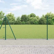 Zavareno žicano ogradno mreža s betonskom podlogom 25 x 1,2 m