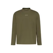 Calvin Klein Jeans Majica EASY oliva/bela