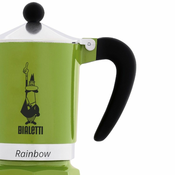 Talijanska Moka za Kavu Bialetti Rainbow Zelena Metal Aluminij 60 ml