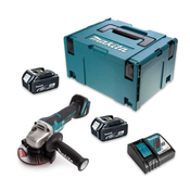 MAKITA DGA508RFJ Akumulatorski kotni brusilnik, 18V, 125 mm, SET